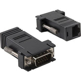 RJ45 to VGA Adaptör Çevirici Dönüştürücü Ek 30 Metre Uzatıcı Cat5/6